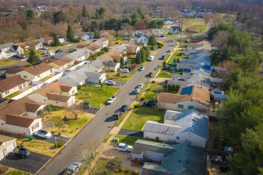 Aerial of Freehold New Jersey