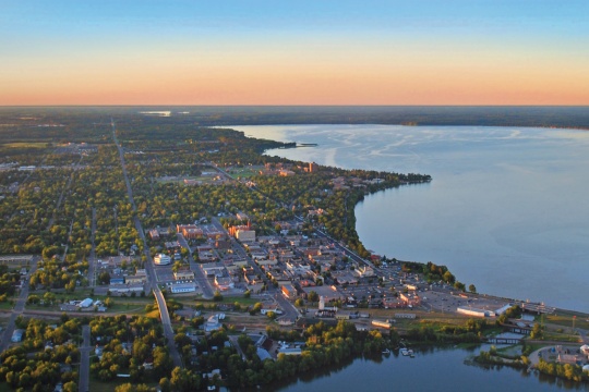 Aerial View Bemidji Minnesota