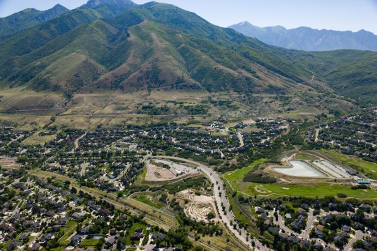 Aerial View in Draper Utah