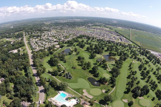 Aerial View in Johnston Iowa
