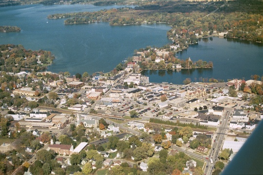 Aerial View in Oconomowoc Wisconsin