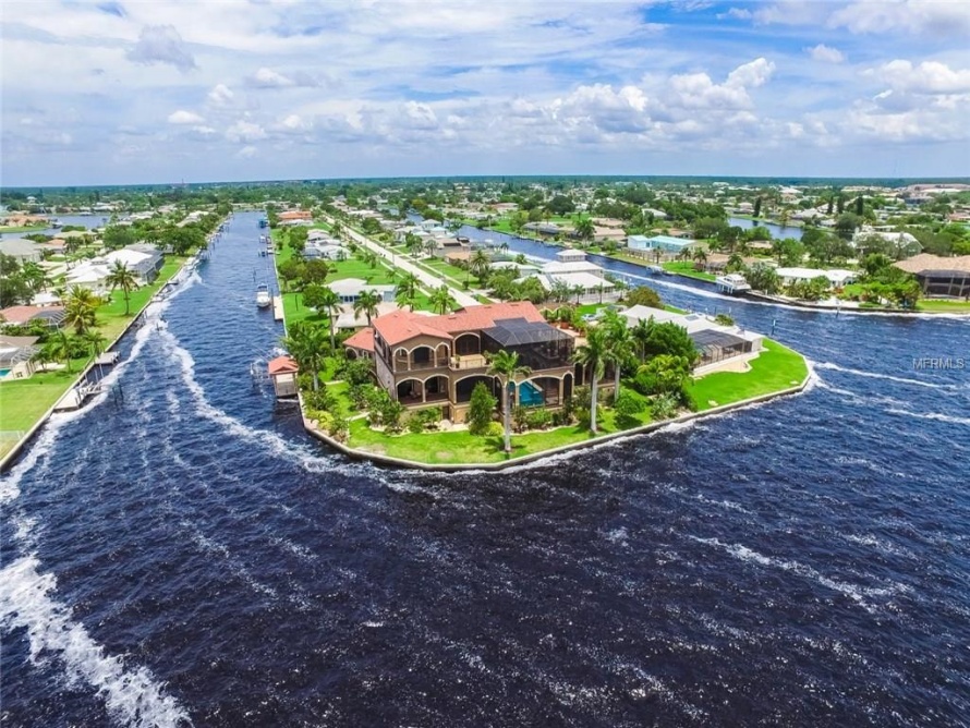 Aerial View in Port Charlotte Florida