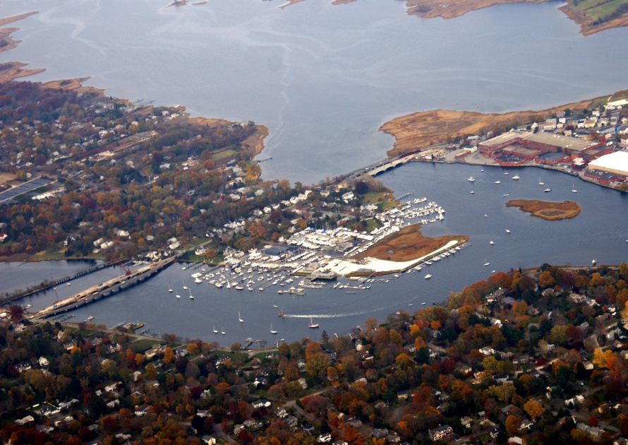 Aerial View of Barrington Rhode Island