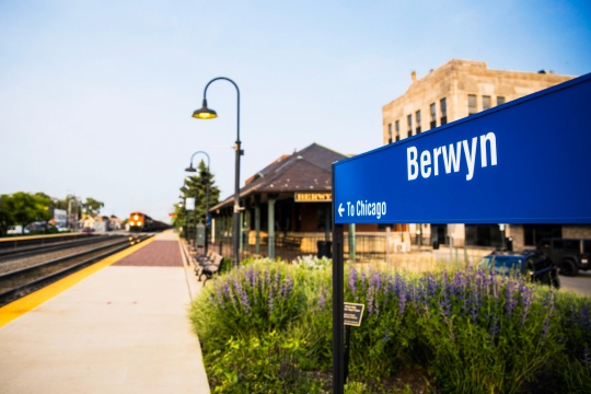 Berwyn Sign in Illinois