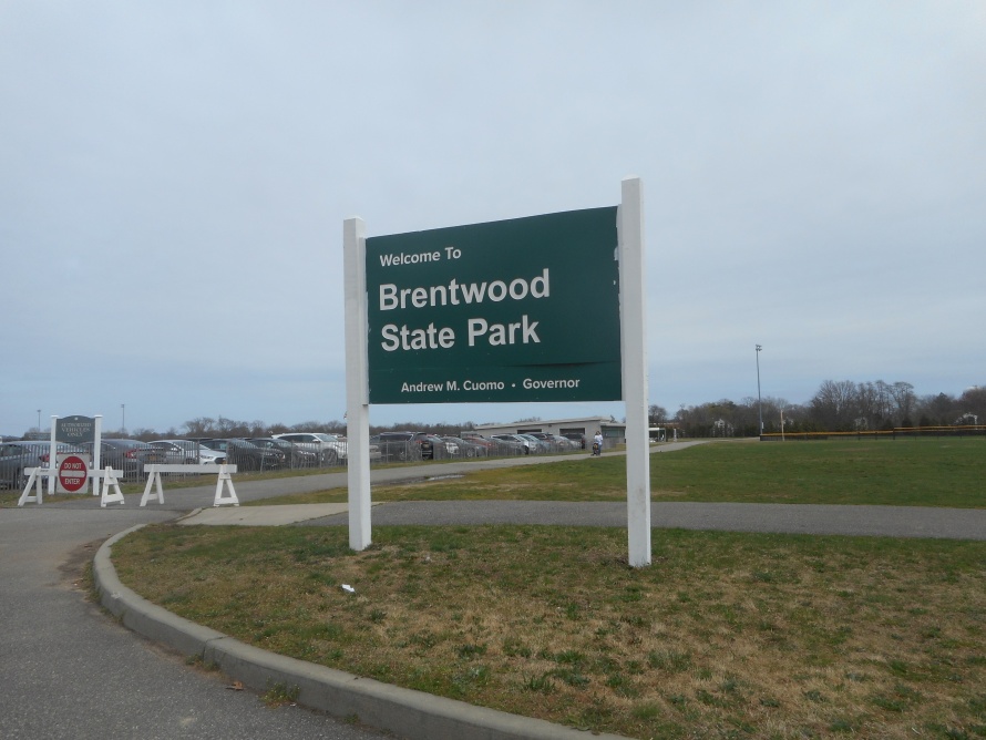 Brentwood State Park Sign Close Up New York