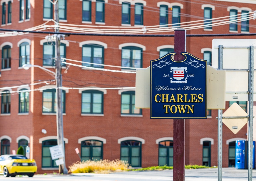 Charles Town Sign in West Virginia