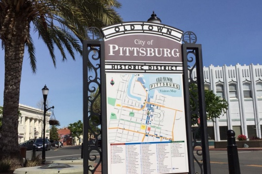 City of Pittswburgh Sign in California