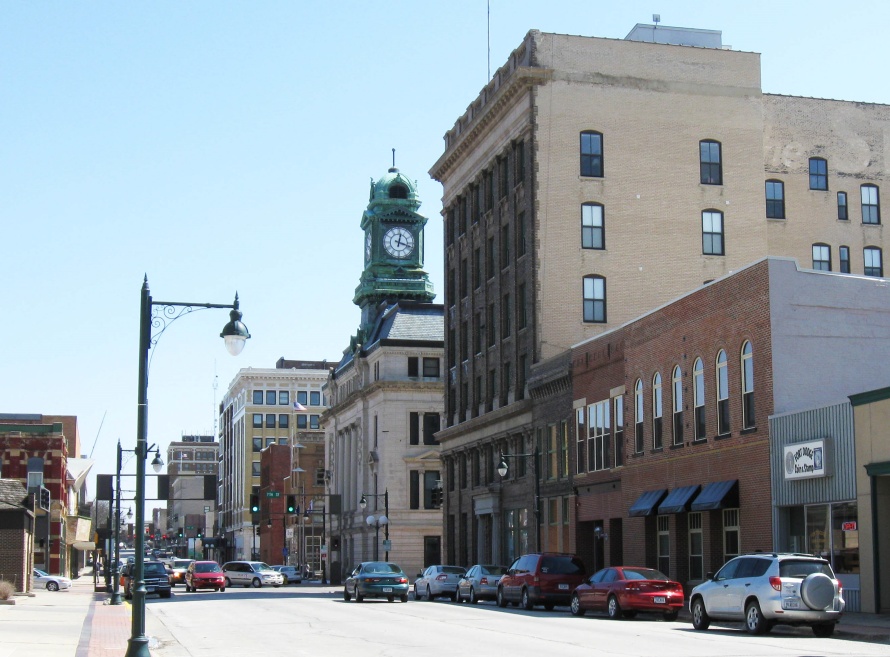Downtown in Fort Dodge Iowa