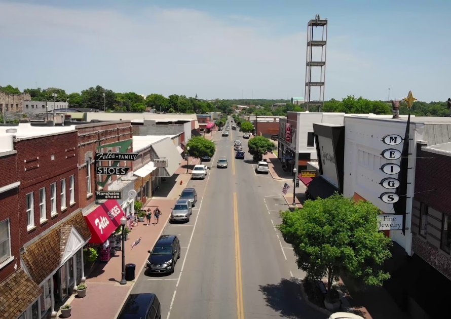 Downtown in Tahlequah Oklahoma