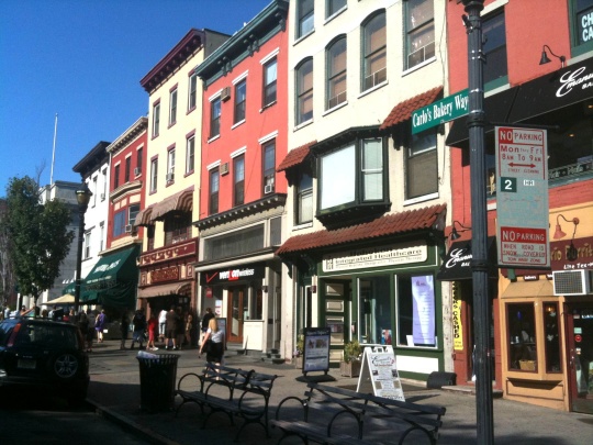 Downtown Hoboken New Jersey