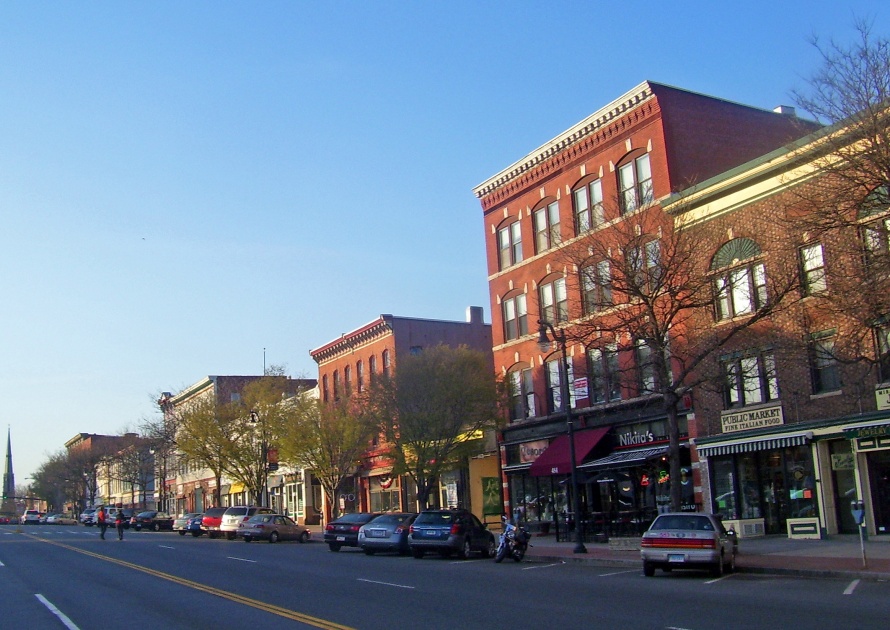 Downtown in Middletown Connecticut