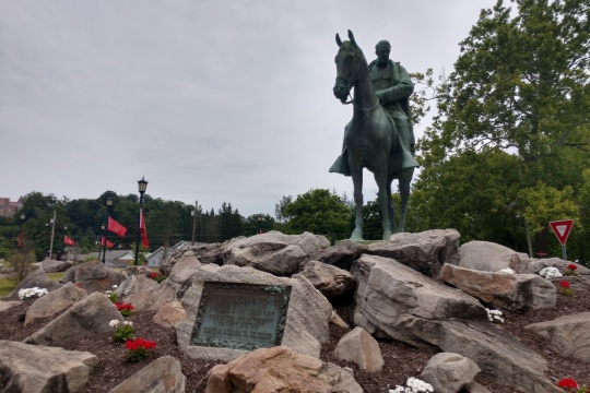Elkins Statue in West Virginia