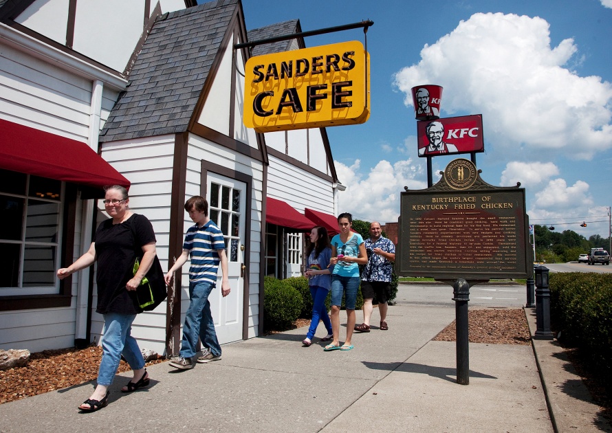 First Cafe KFC in Corbins Kentucky