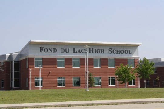 Fond Du Lac High School Entrance Wisconsin