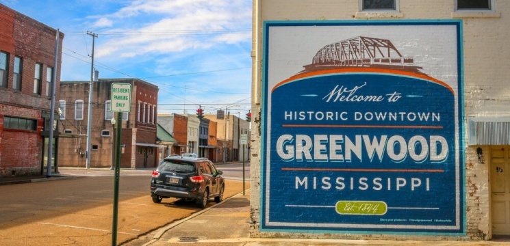 Greenwood Mississippi Sign