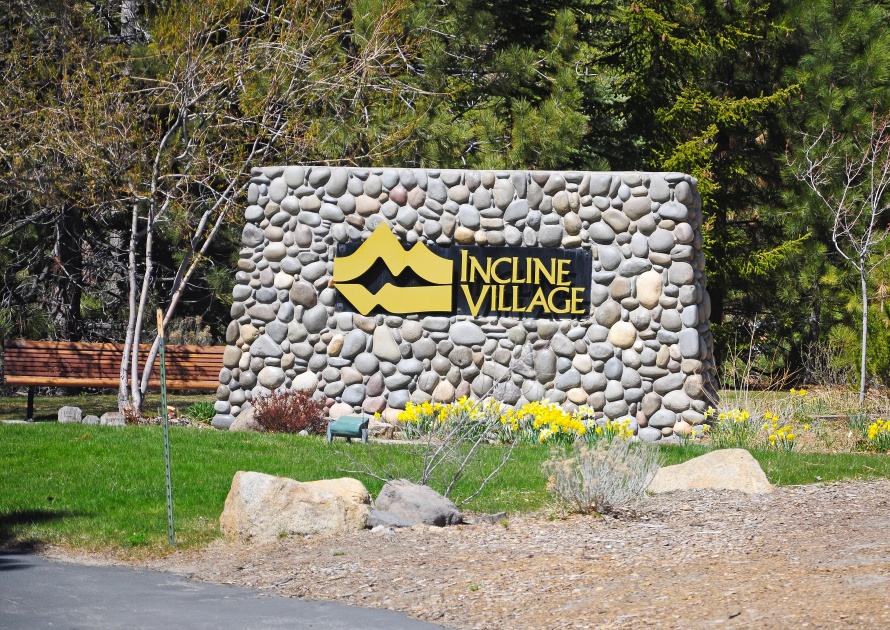 NEVADA USA - APRIL 13, 2014 : Incline Village is a census-designated place (CDP) in Washoe County, Nevada on the north shore of Lake Tahoe.