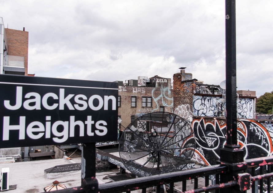 Jakson Heights New York Sign