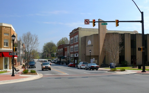 Lenoir Main Street in North Carolina