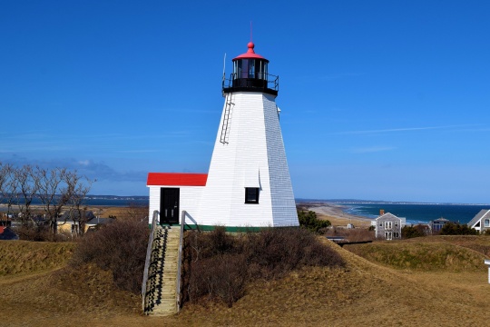 Gurnet Light Lighthouse in Plymouth Massachusetts