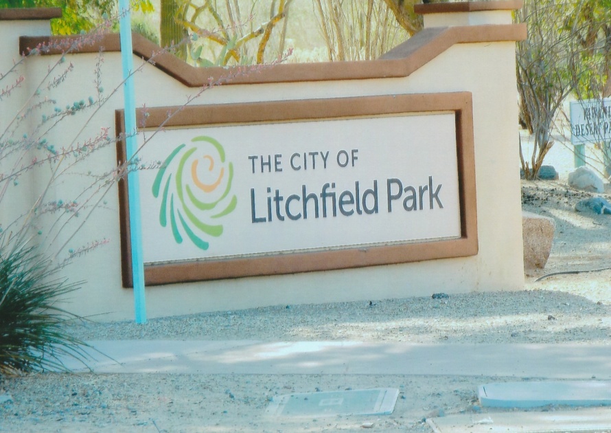Litchfield Park Sign in Arizona