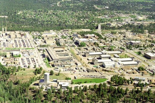 Los Alamos Aerial View in New Mexico