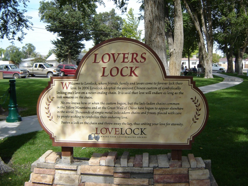 Lovers Lock History Lovelock Nevada