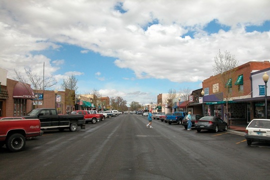 Main Street in Powell Wyoming
