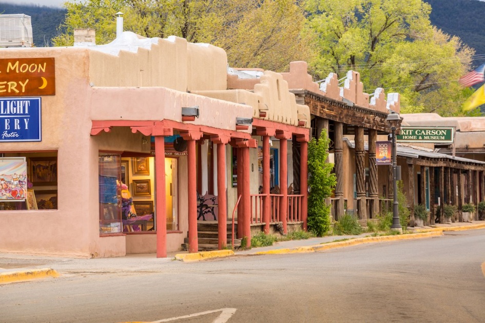 Main Street in Taos New Mexico
