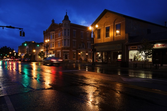 Main Street in Westerville Ohio