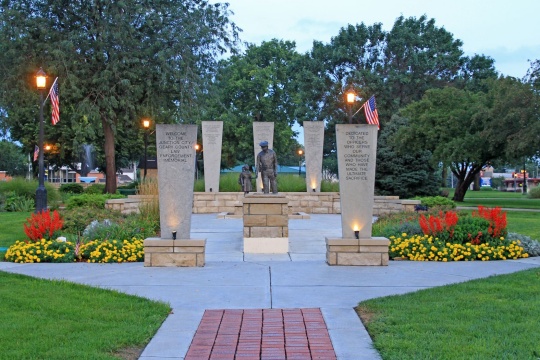 Monument in Junction City Kansas