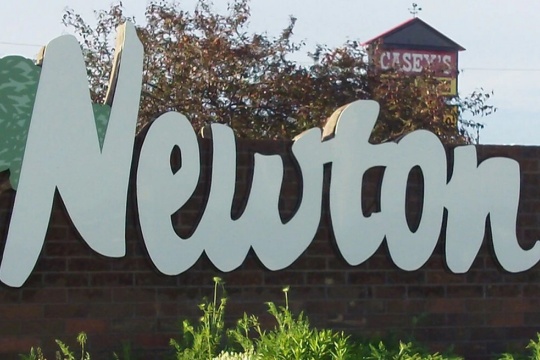 Newtown Sign in Iowa