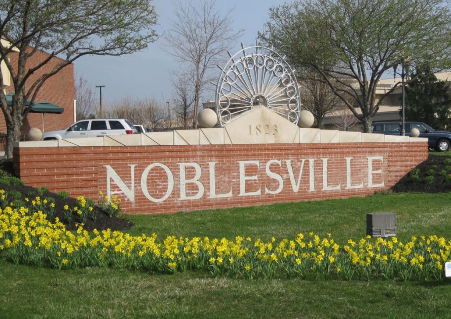 Noblesville Sign in Indiana