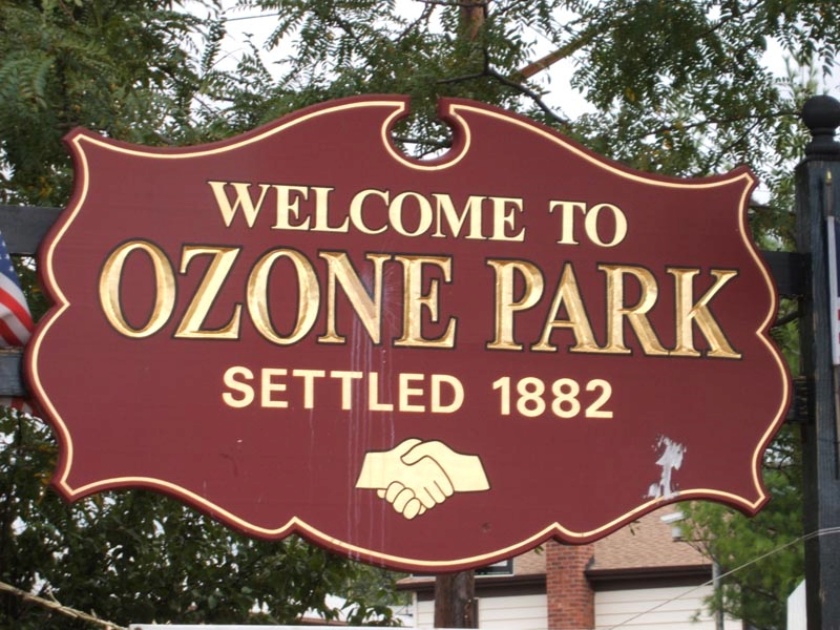 Ozone Park Welcome Sign in New York