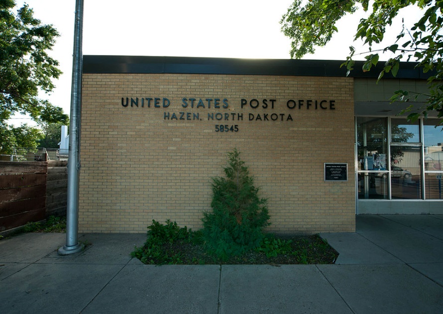 Post Office in Hazen North Dakota