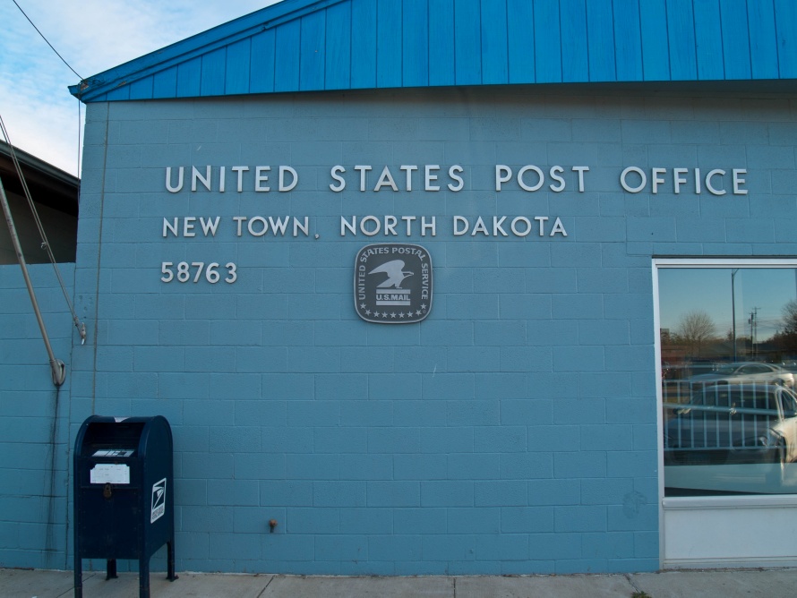 Post Office in New Town North Dakota