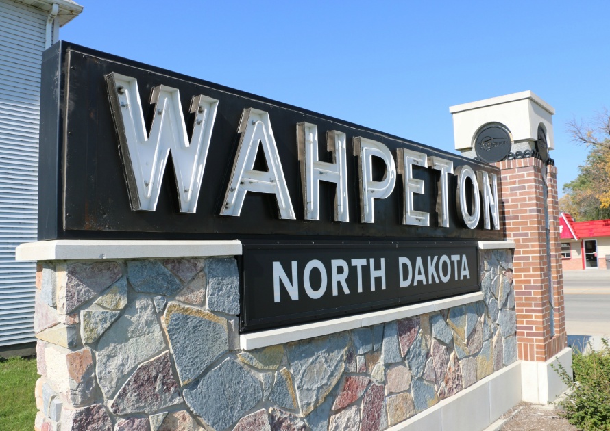 Wahpeton North Dakota Sign