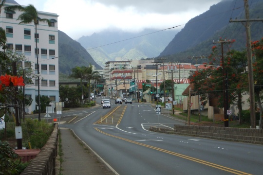 Downtown in Wailuke Hawaii