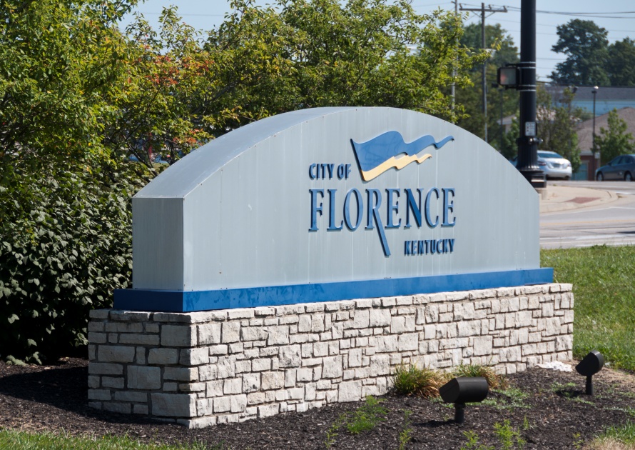 Welcome Sign to Florence Kentucky