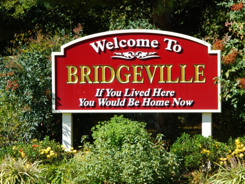 Welcome to Bridgeville Sign in Delaware