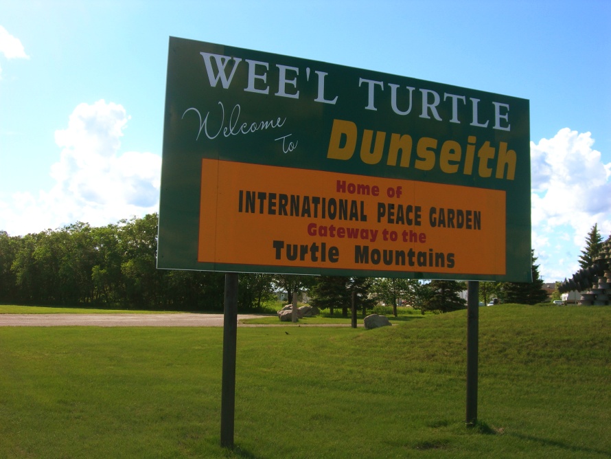 Welcome to Dunseith Sign in North Dakota