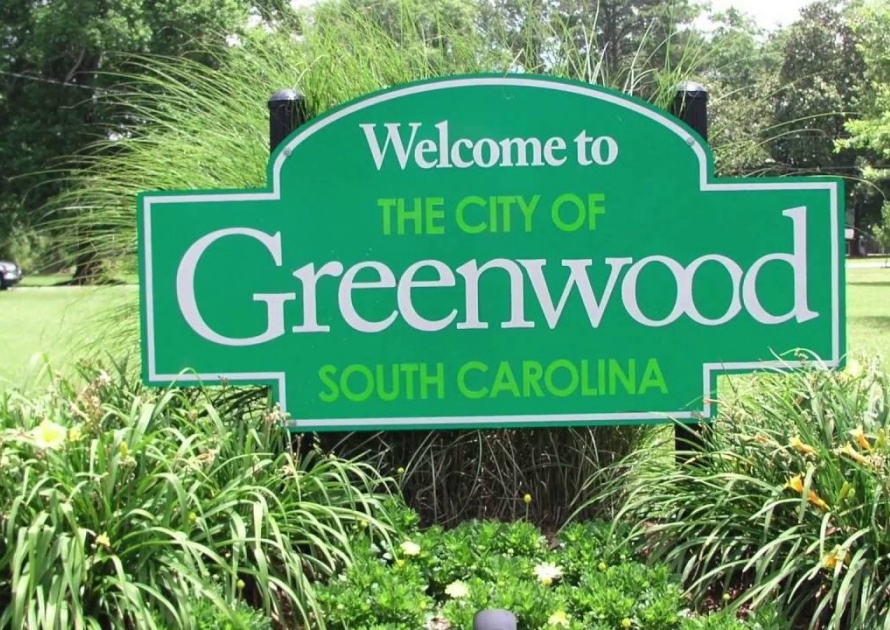 Welcome to Greenwood Sign in South Carolina
