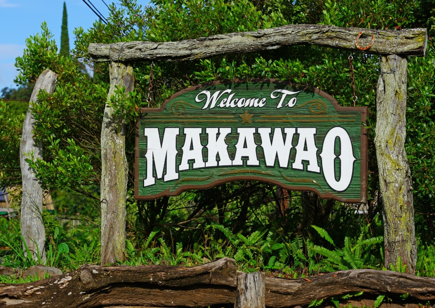 MAKAWAO, HI -1 APRIL 2018- Located on the slope of the Haleakala volcano, the town of Makawao, home to paniolo cowboys, is the capital of the upcountry region of Maui and a haven for artists.