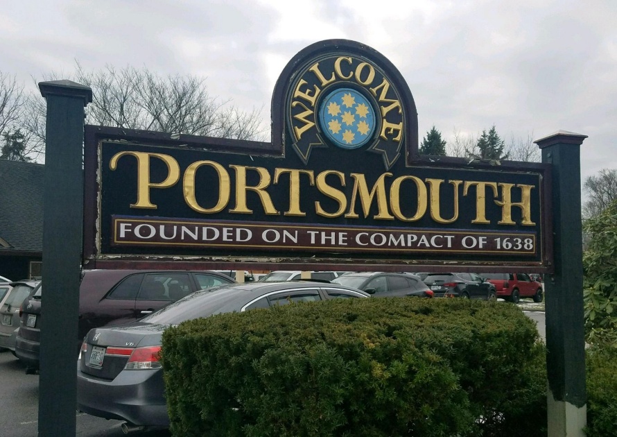 Welcome to Portsmouth sign in Rhode Island
