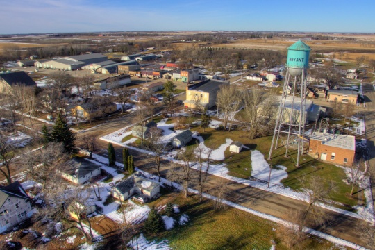 Aerial View in Huron South Dakota