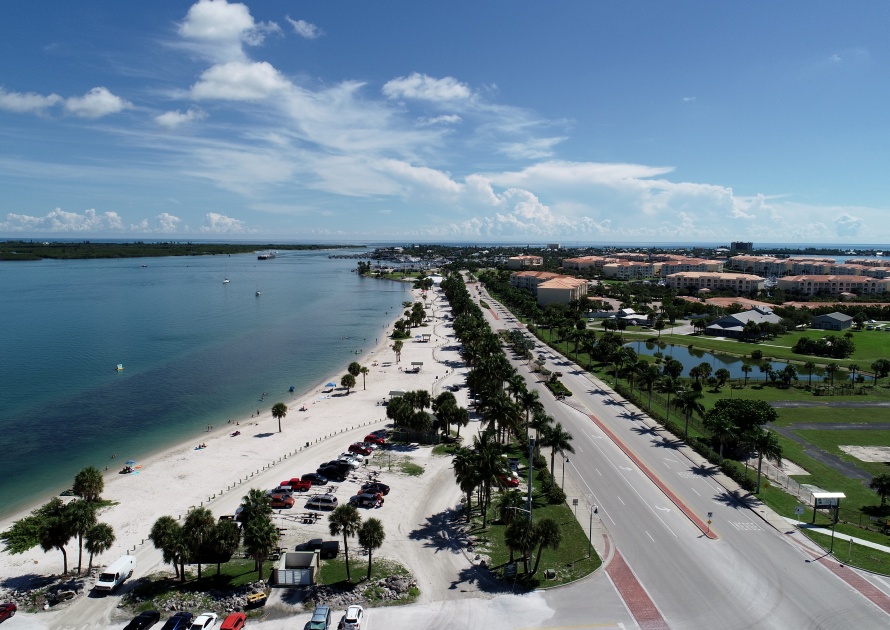 Aerial View in Fort Pierce Florida