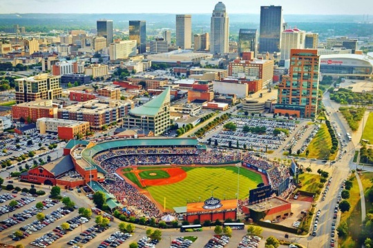 Aerial View in Louisville Kentucky