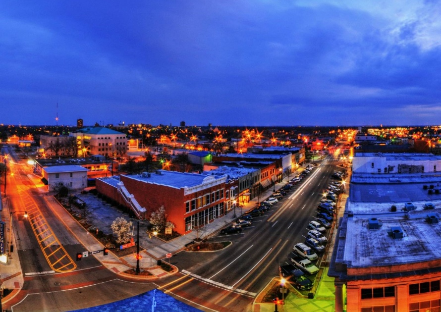 Aerial View in Norman Oklahoma