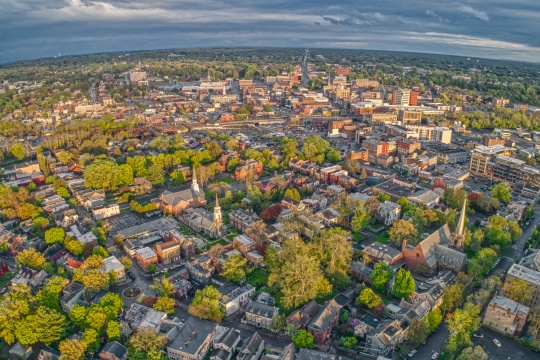 Aerial View in Schenectady New York