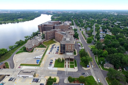 Aerial View in Saint Cloud Minnesota