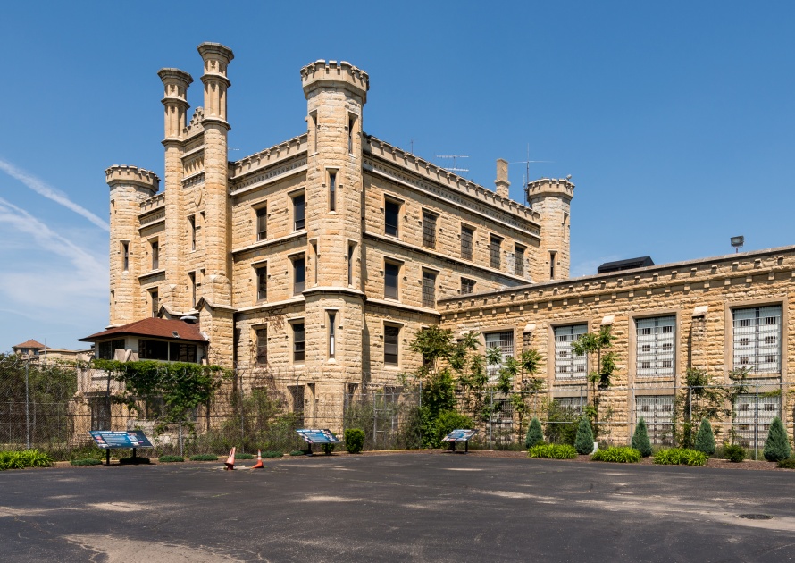 Old Joliet State Prison on Collins Street in Joliet, Illinois